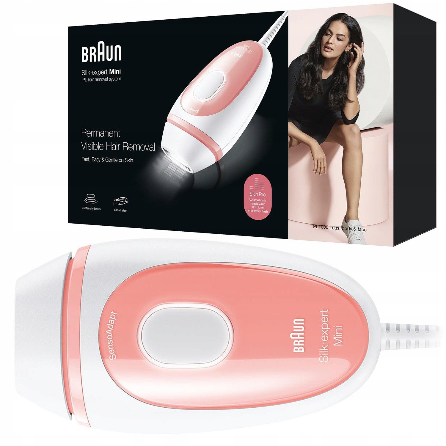 Ipl Braun Silk-expert pl1000 Laserový Epilátor