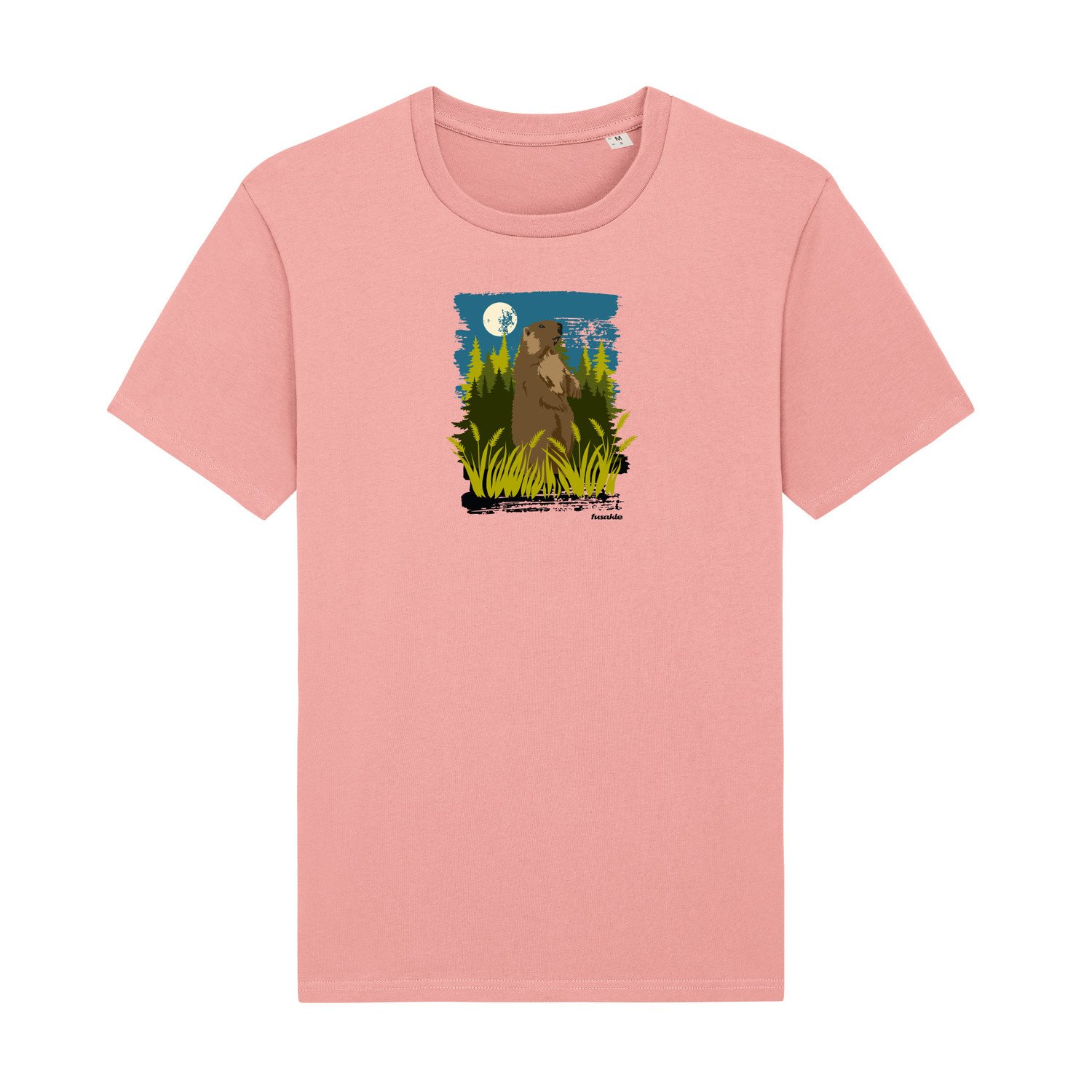 Tričko Svišť tatranský růžové Fusakle