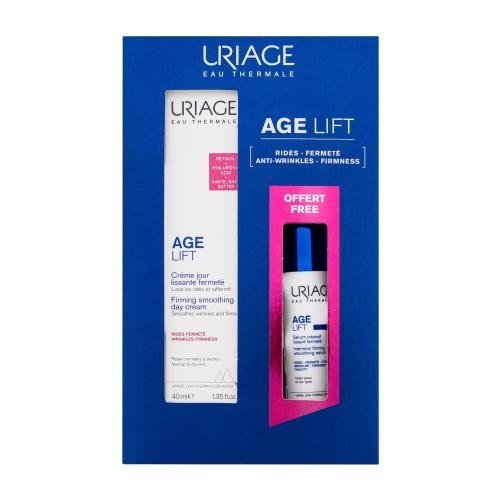 Uriage Age Lift My Anti-Wrinkles & Firmness Duo dárková kazeta proti vráskám pro ženy denní pleťový krém Age Lift Firming Smoothing Day Cream 40 ml + pleťové sérum Age Lift Intensive Firming Smoothing Serum 10 ml