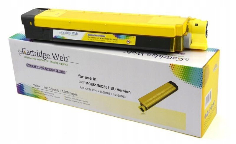 Toner Cartridge Web Yellow Oki MC851 náhradní