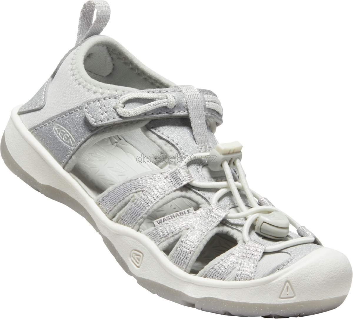 Dětské sandály Keen Moxie Sandal CHILDREN silver Velikost: 27-28