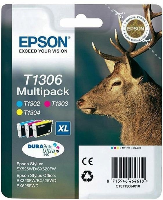 Tisk Epson T1295 červená (purpurová), modrá