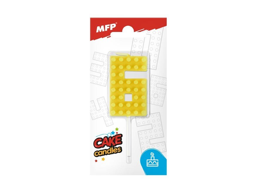 MFP 8800102 Dortová svíčka blok č. 6 žlutá