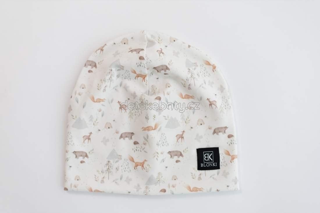 Tenká čepice Blonki lesní zvěř Velikost: 45-47