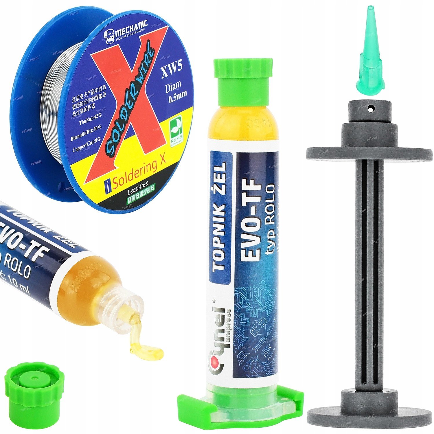 Cín S Nízkotavným Bismutem XW5 138° Flux Pasta