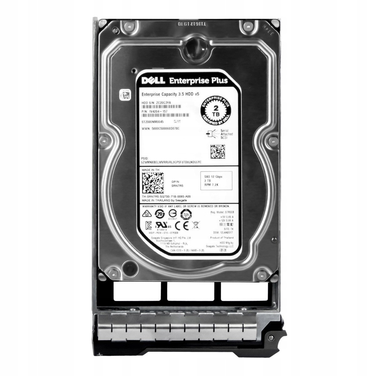 Dell 0RN7R5 2TB 7.2k 128MB SAS-3 3.5' ST2000NM0045