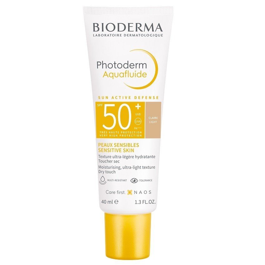 Bioderma Tónovaný krém na opalování SPF 50+ Photoderm Aquafluide 40 ml Golden