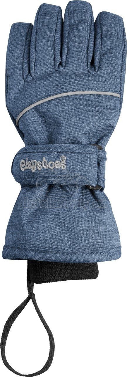 Dětské rukavice PLAYSHOES 422036 džínově modrá Velikost: 3