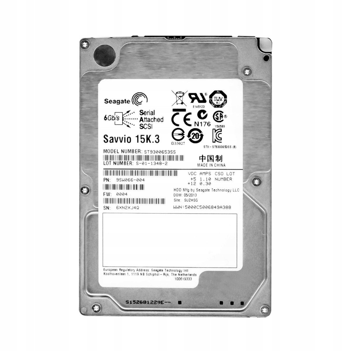 Seagate 300GB 15K 64MB SAS-2 2.5'' ST9300653SS