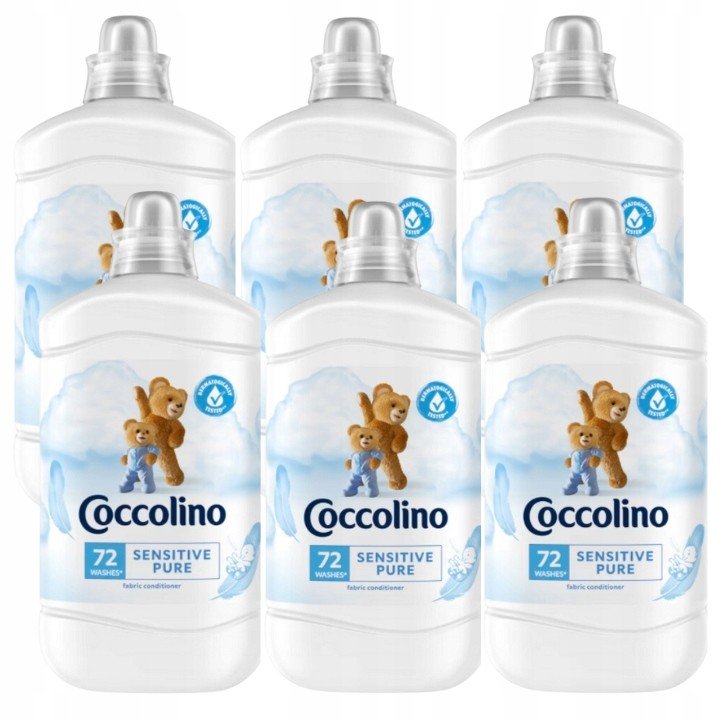 Coccolino aviváž Sensitive 6x1,8L 432pr