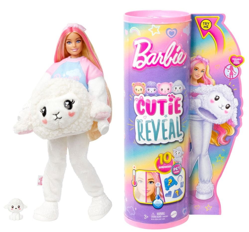 Mattel Barbie Cutie Reveal pastelová edice - Ovce HKR02