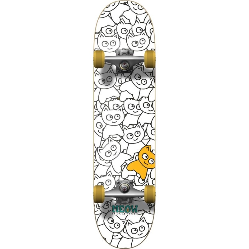 komplet MEOW SKATEBOARDS - Meow Sticker Pile Complete Skateboard (MULTI1549)