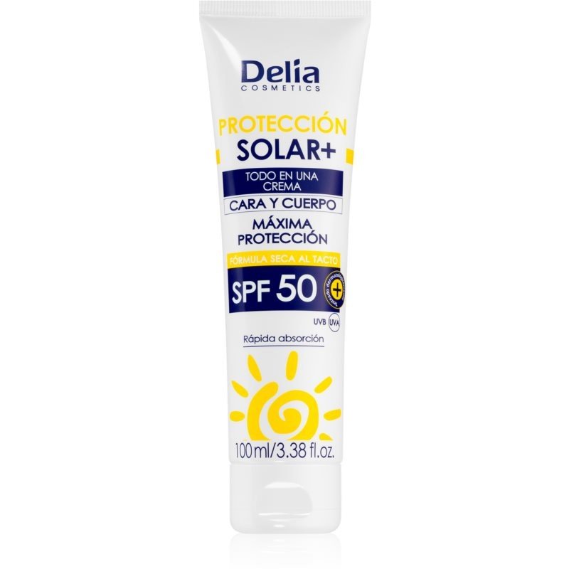 Delia Cosmetics Sun Protect ochranný pleťový krém SPF 50 100 ml