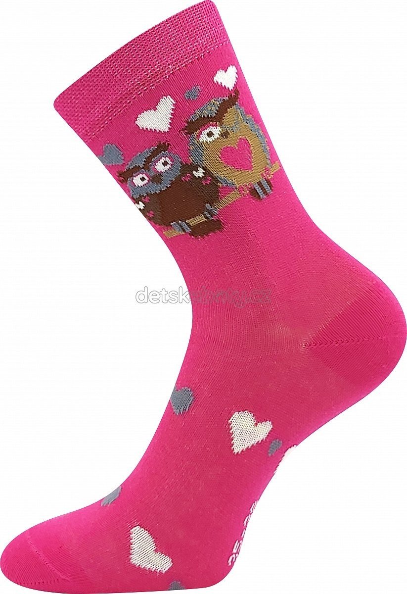 Ponožky Boma 057-21-43 Zamilované sovy Velikost: 35-38