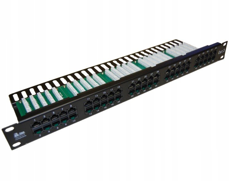 Alantec Patch telefonní panel Rack 50port Lsa