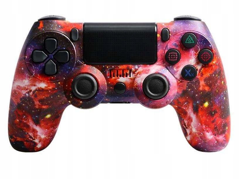 Ovladač Pro PS4 Pad Doubleschock Galaxie Red
