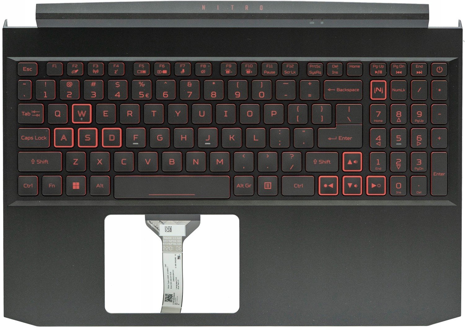 Acer AN515-57 AN515-55 AN515-44 Keyboard