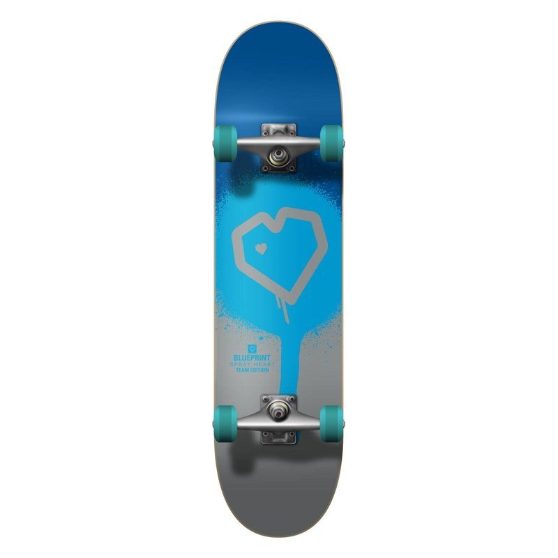 komplet BLUEPRINT - Blueprint Spray Heart V2 Complete Skateboard (MULTI1537)