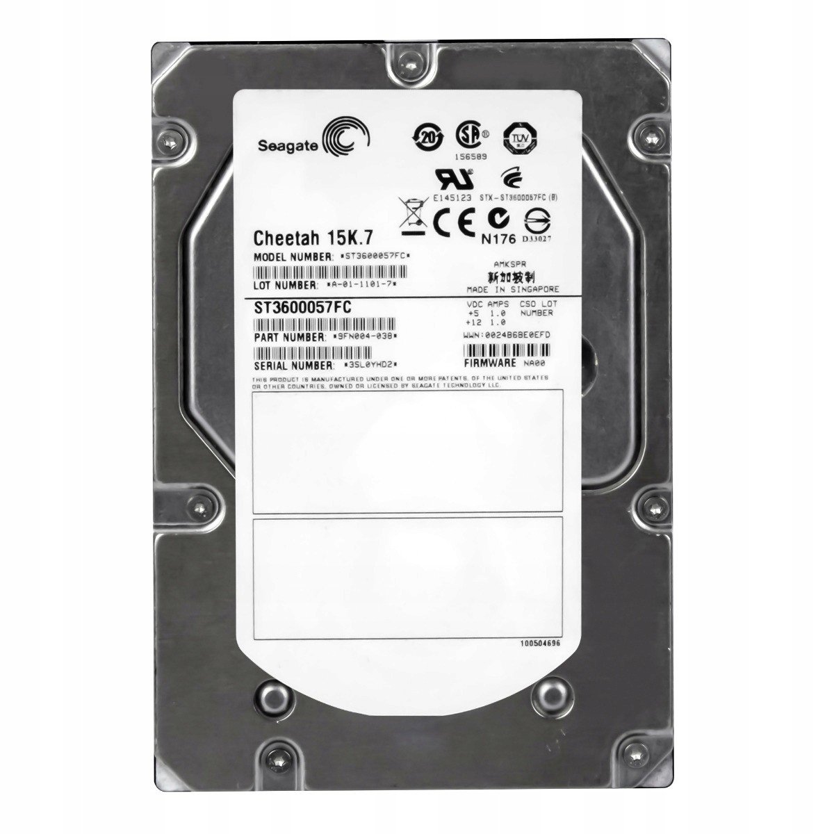 Seagate 600GB 15K 16MB Fc 3,5'' ST3600057FC