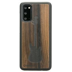 Dřevěné Pouzdro Pro Samsung Galaxy S20 Kytara Case