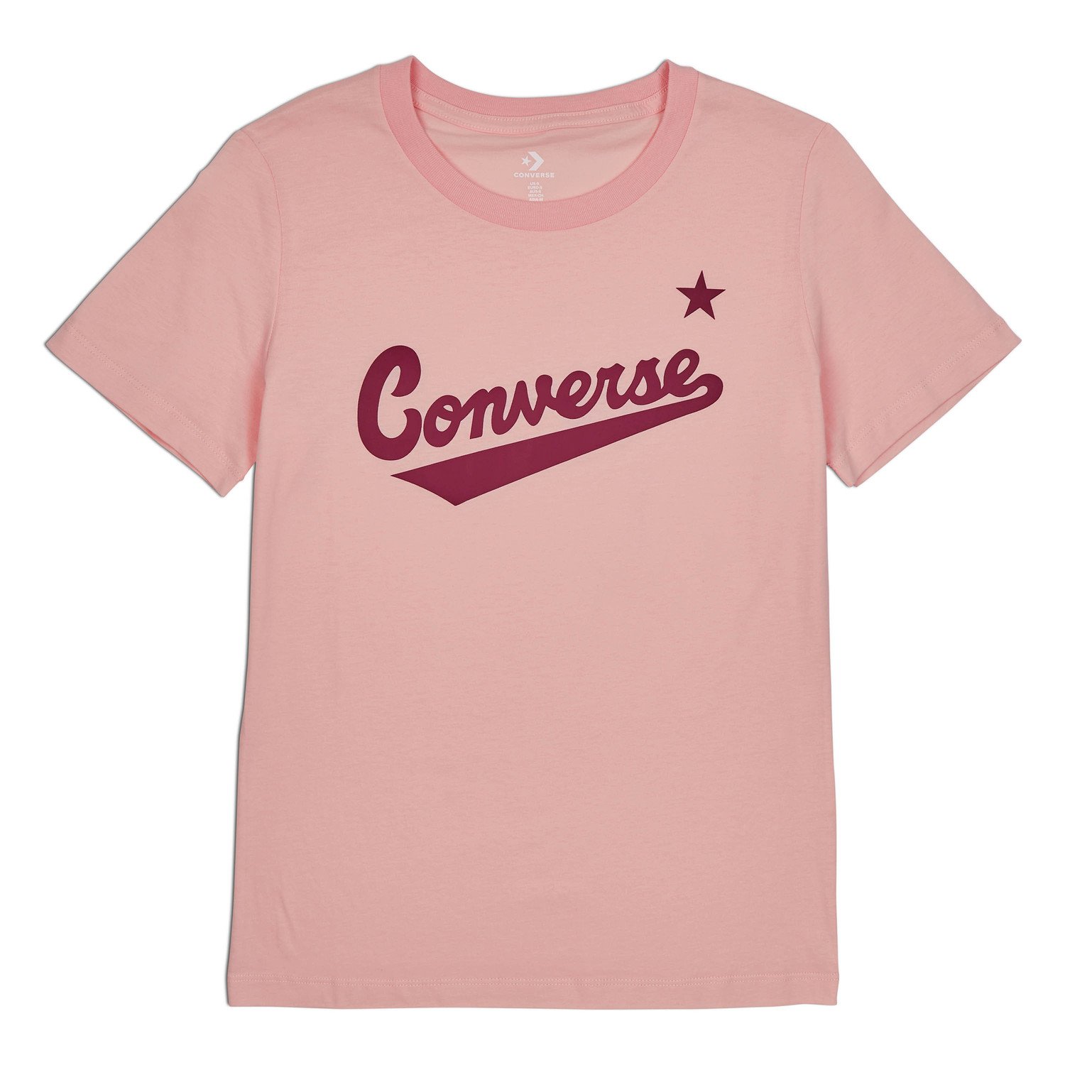 converse SCRIPTED WORDMARK TEE Dámské tričko US L 10021940-A05