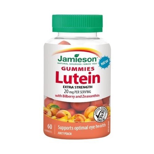 JAMIESON Lutein s borůvkami a zeaxantinem želatinové pastilky 60ks