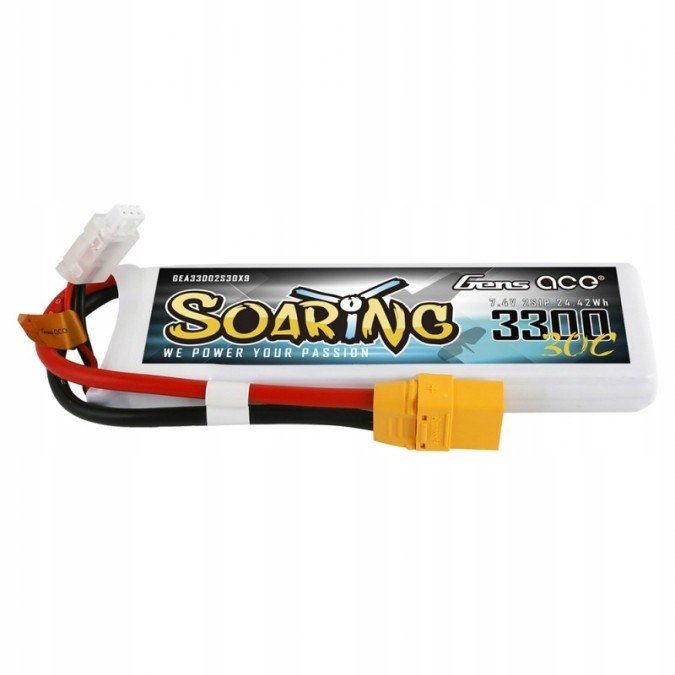 3300mAh 7,4V 30C Soaring Gens Ace