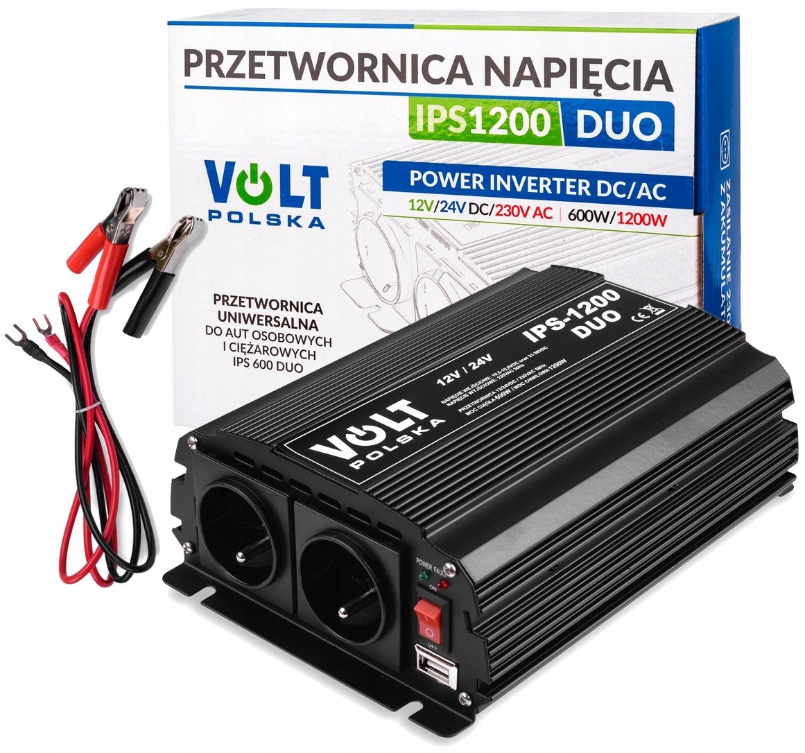 Usb Auto Měnič 12V 24V 600W/1200W