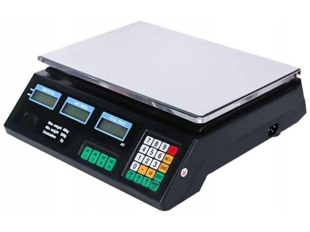 Prodejní Váha Elektronická Kalkulační 40 Kg LCD