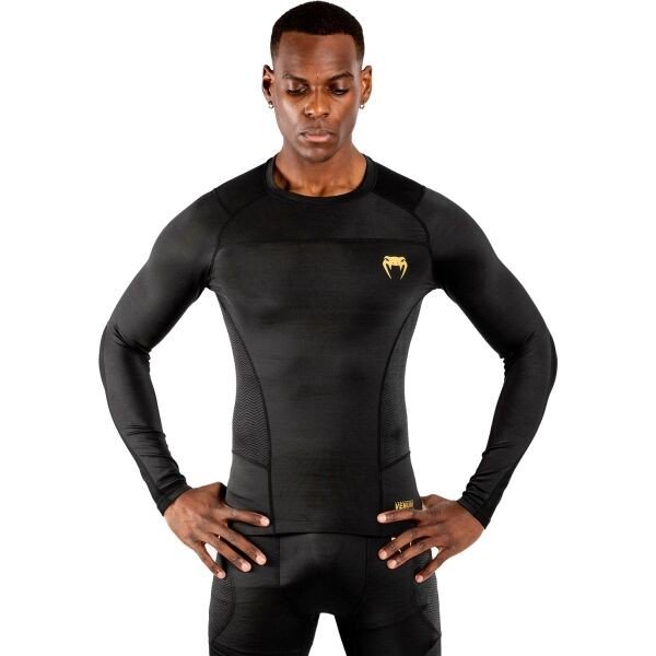 Venum G-FIT RASHGUARD Sportovní triko, černá, velikost XL