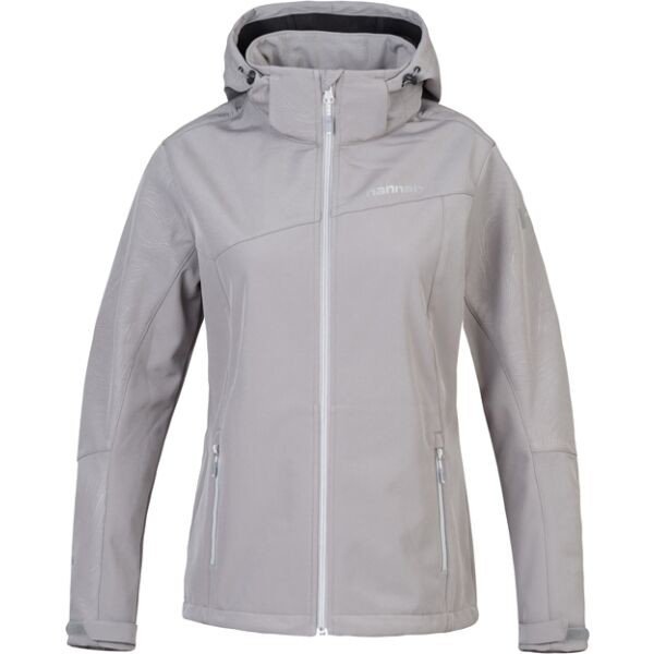 Hannah ROZALEE Dámská membránová softshellová bunda, šedá, velikost 40