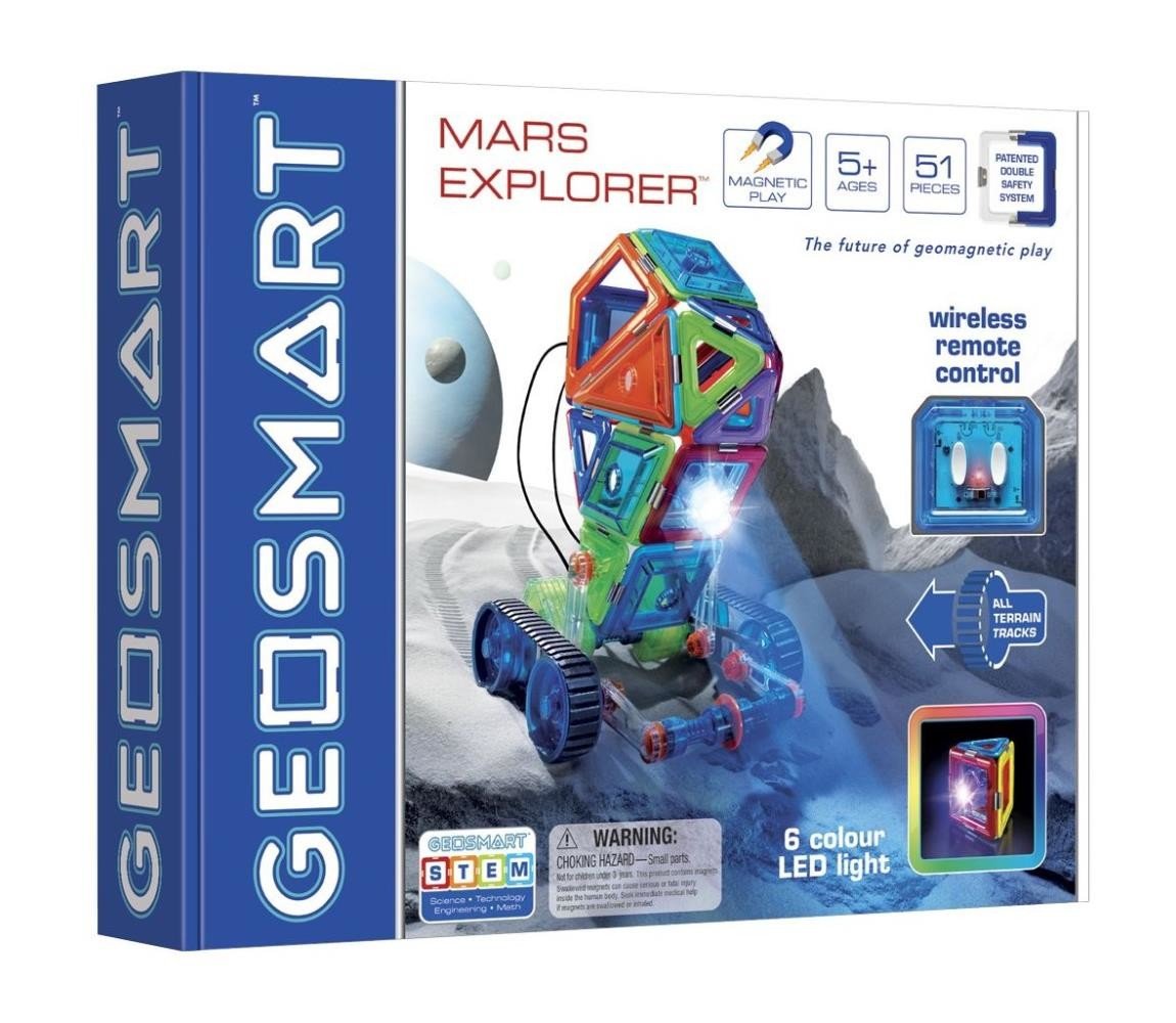 Geosmart GeoSmart - Magnetická stavebnice Mars Explorer 51 ks