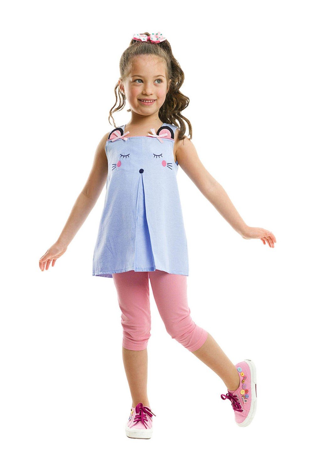 Denokids Two-Piece Set - Blue - Relaxed fit