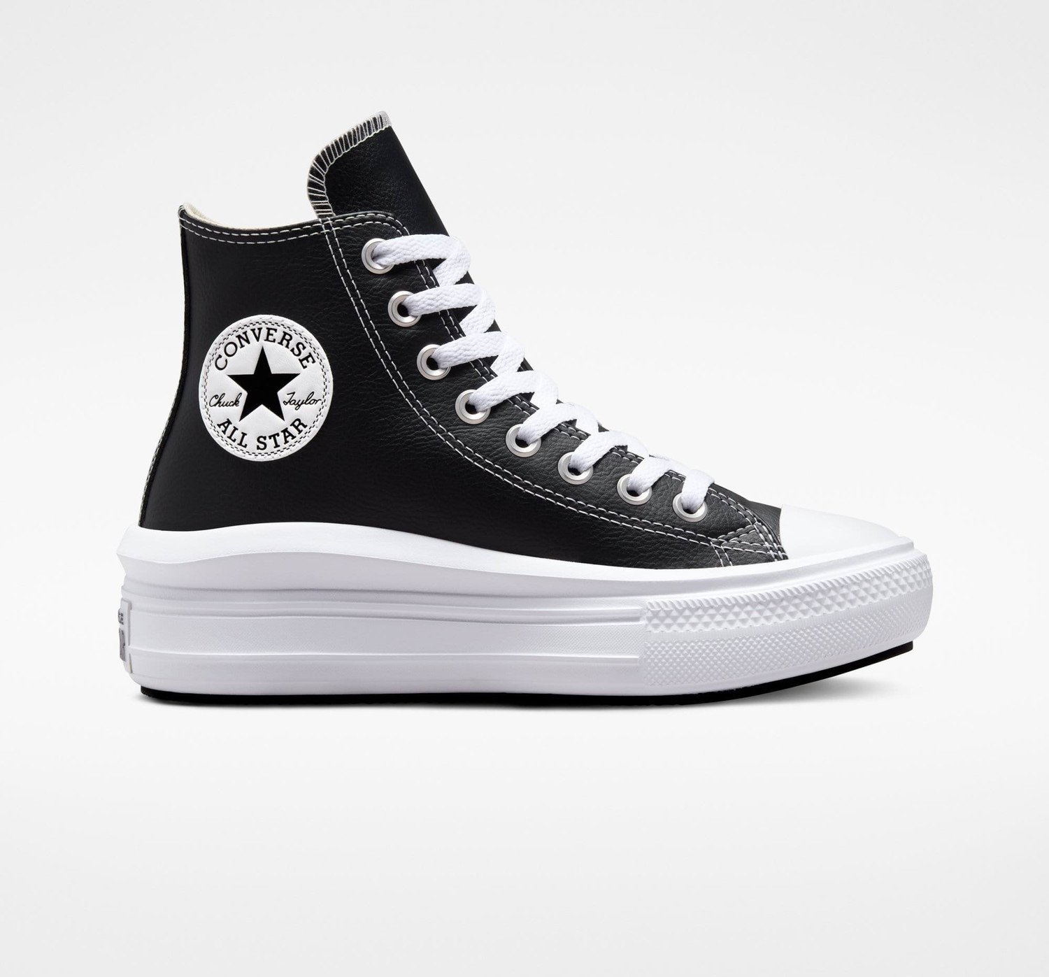 converse CHUCK TAYLOR ALL STAR MOVE PLATFORM FOUNDATIONAL LEATHER Dámské boty EU 36 A04294C