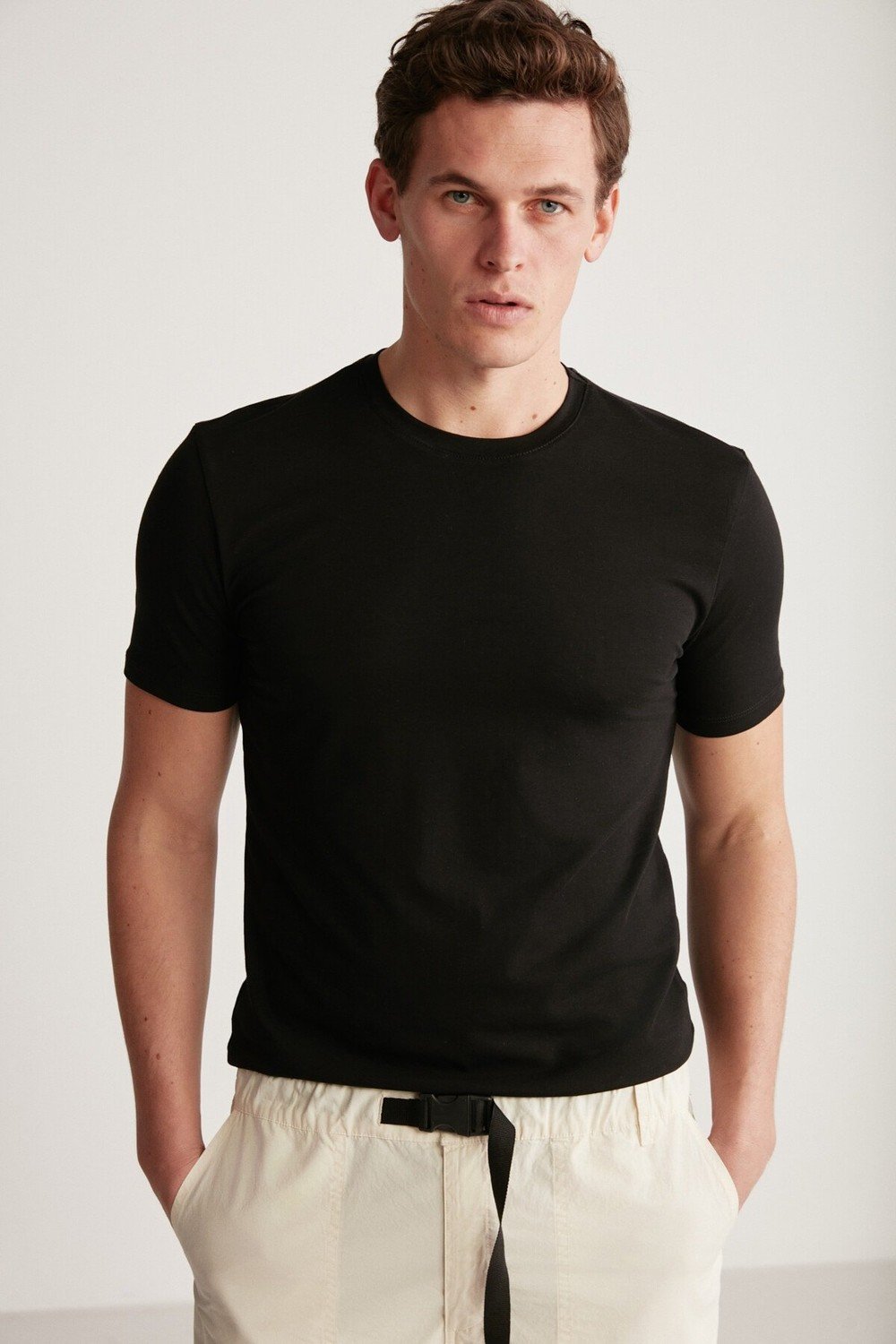 GRIMELANGE T-Shirt - Black - Slim fit