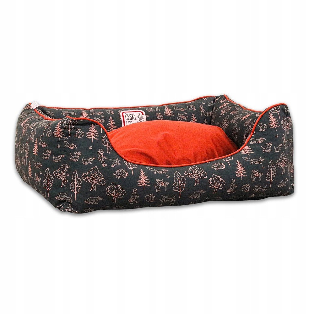 Akinu Český Les pelech XL 110x80 cm šípková červen