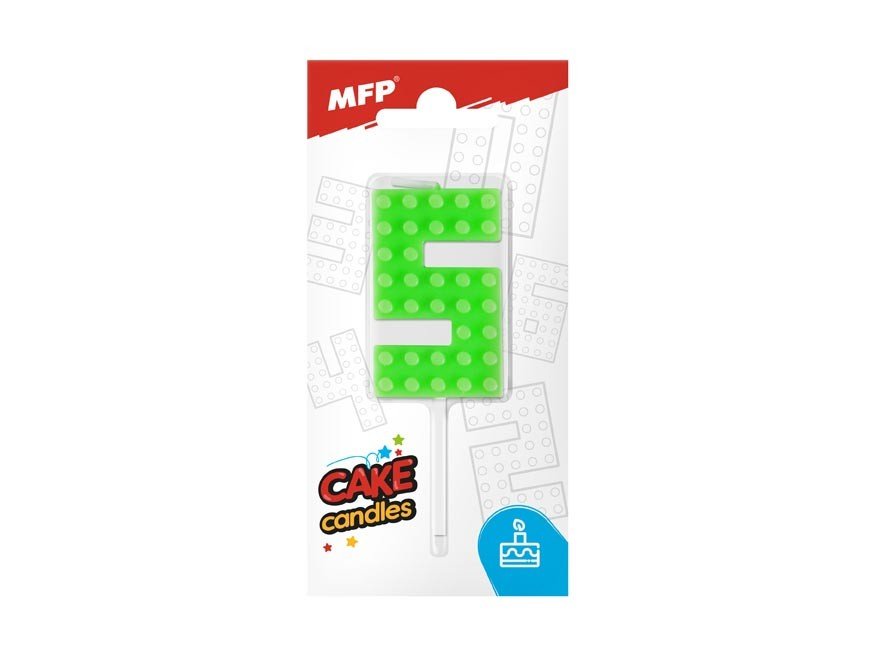 MFP 8800099 Dortová svíčka blok č. 5 zelená