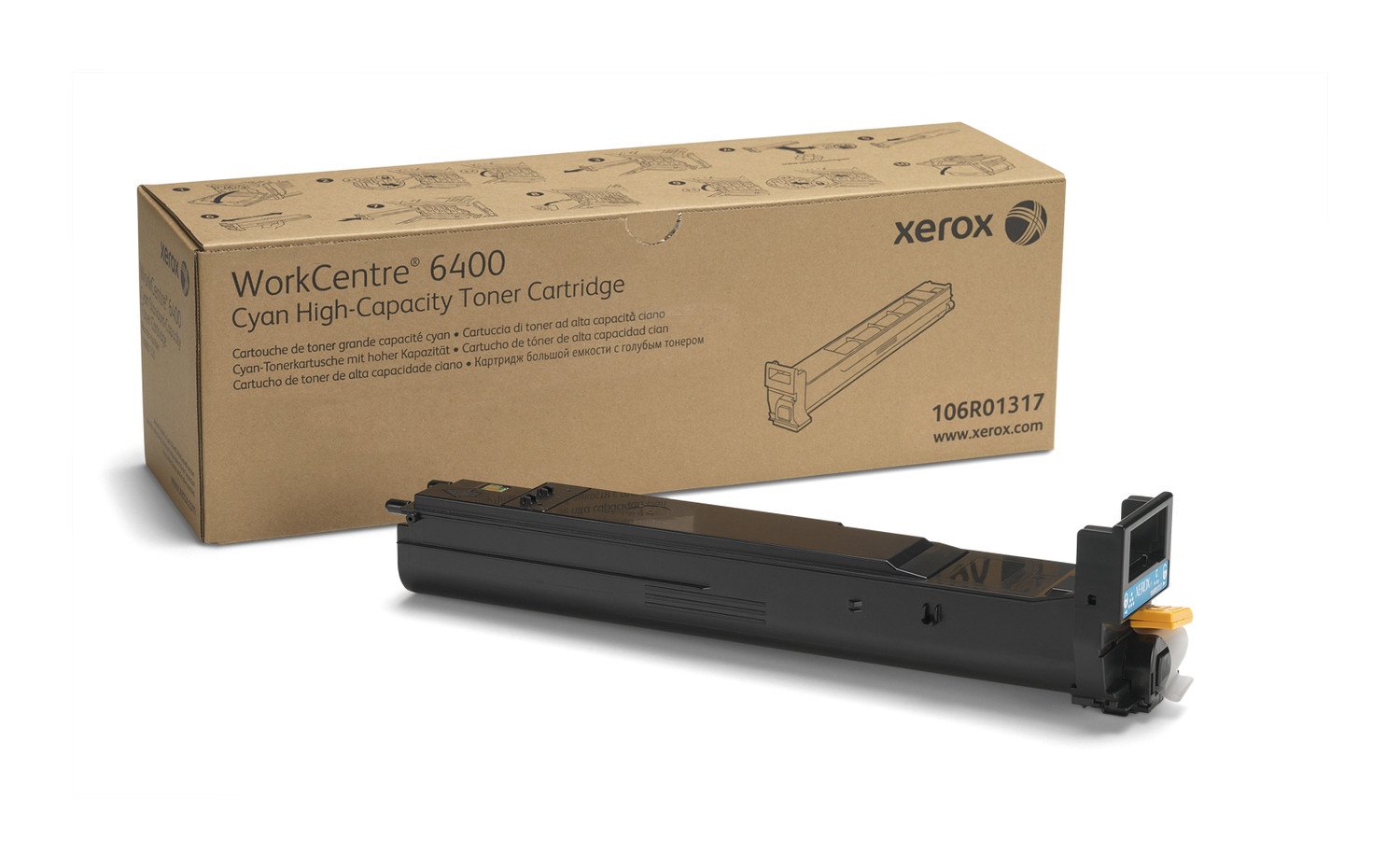 Toner Xerox 106R01317 modrá (azurová)