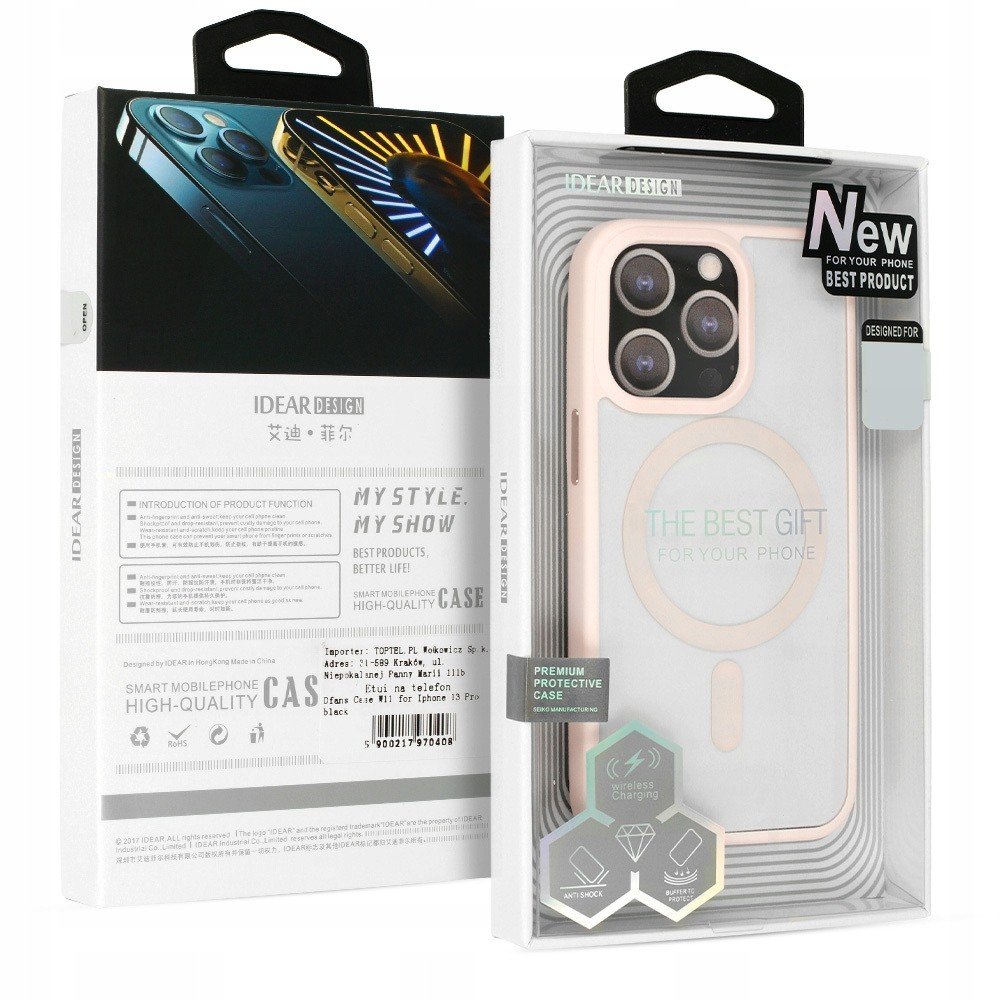 Idear Case W18 Magsafe pro iPhone 13 růžová
