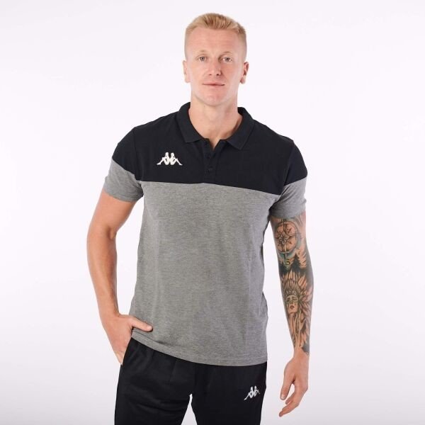 Kappa PIANETTI POLO Pánské polotriko, černá, velikost XXXL