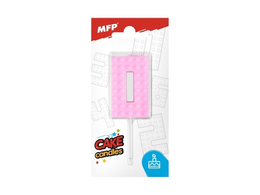 MFP 8800090 Dortová svíčka blok č. 0 růžová
