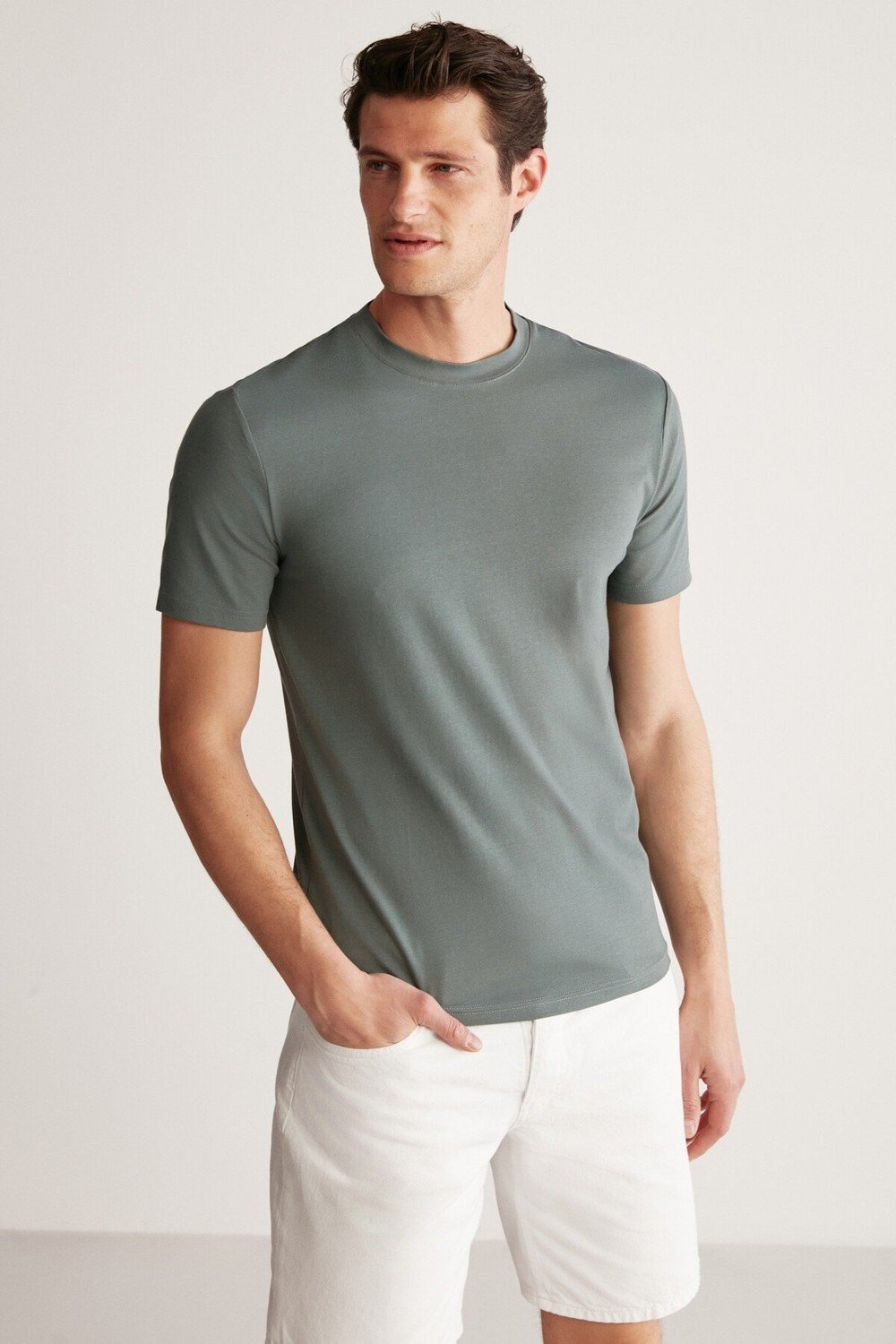 GRIMELANGE T-Shirt - Green - Slim fit