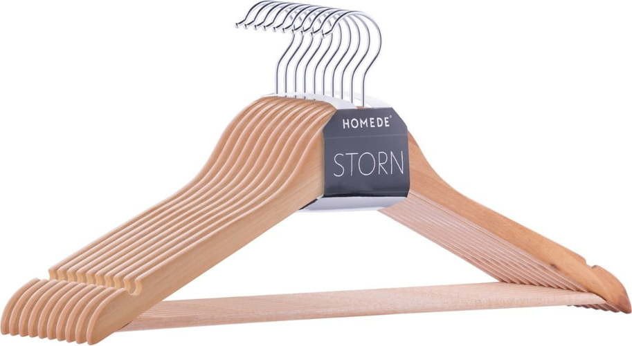 Dřevěná ramínka v sadě 20 ks Storn – Homede