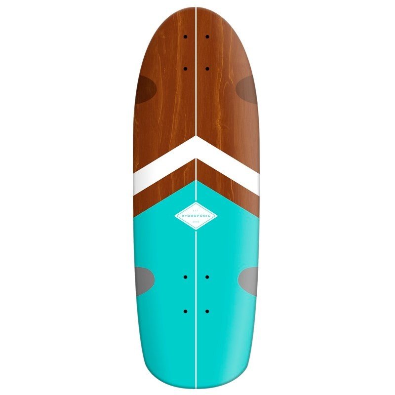 cruiser HYDROPONIC - Hydroponic Rounded Skateboard Cruiser Deck (CLASSIC 30 TURQUOISE)