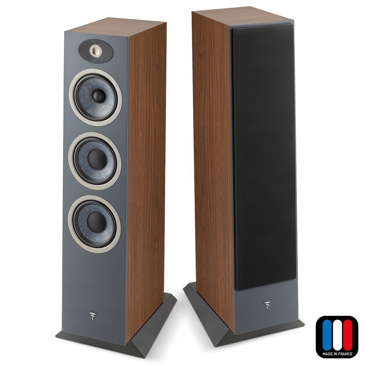 Focal Theva N°3 Podlahové Sloupky Dark Wood