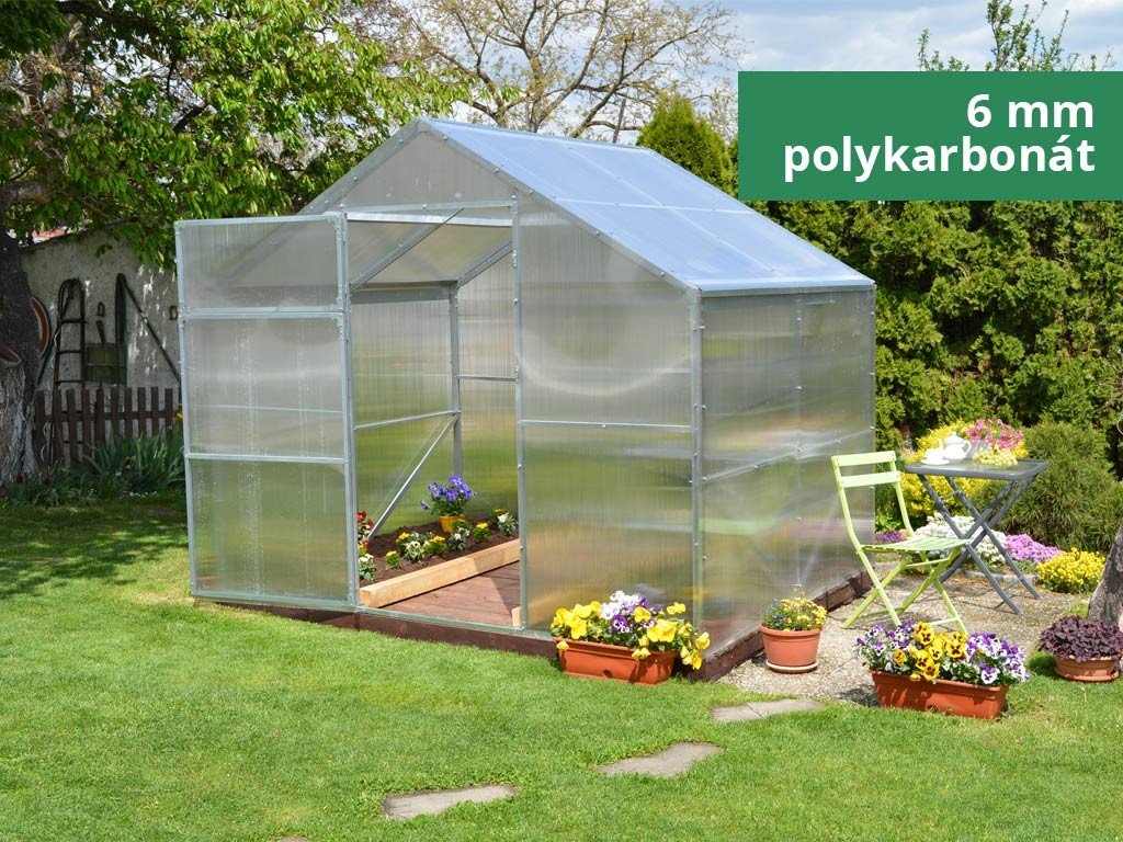 Lanit Plast Zahradní skleník LANITPLAST DOMIK 2,6 x 2 m PC 6 mm