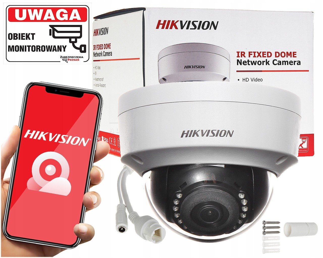 Monitoring Domácnosti Venkovní Hikvision Poe Ip Kamera