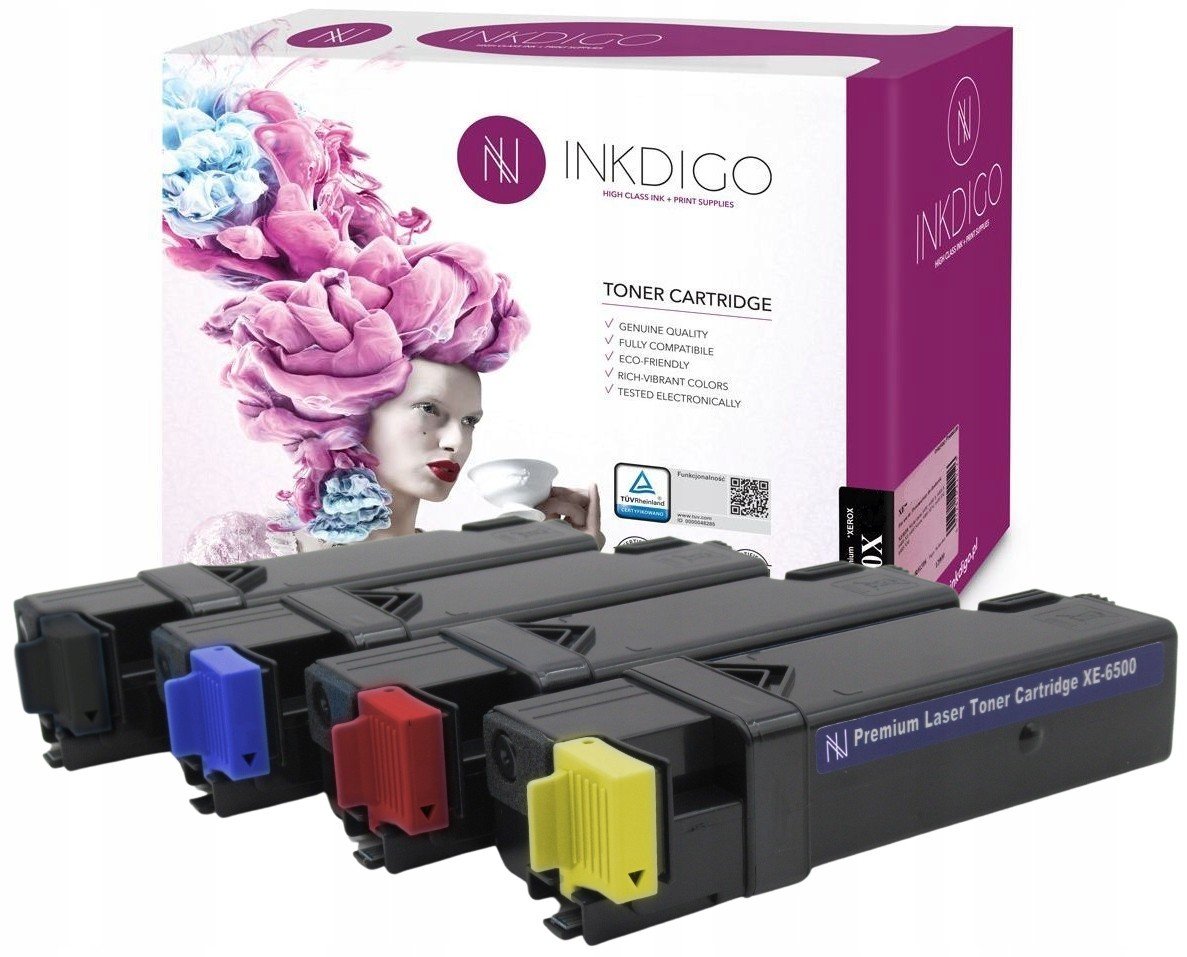 4x Toner náhradní pro Xerox Wc 6500 Phaser 6505