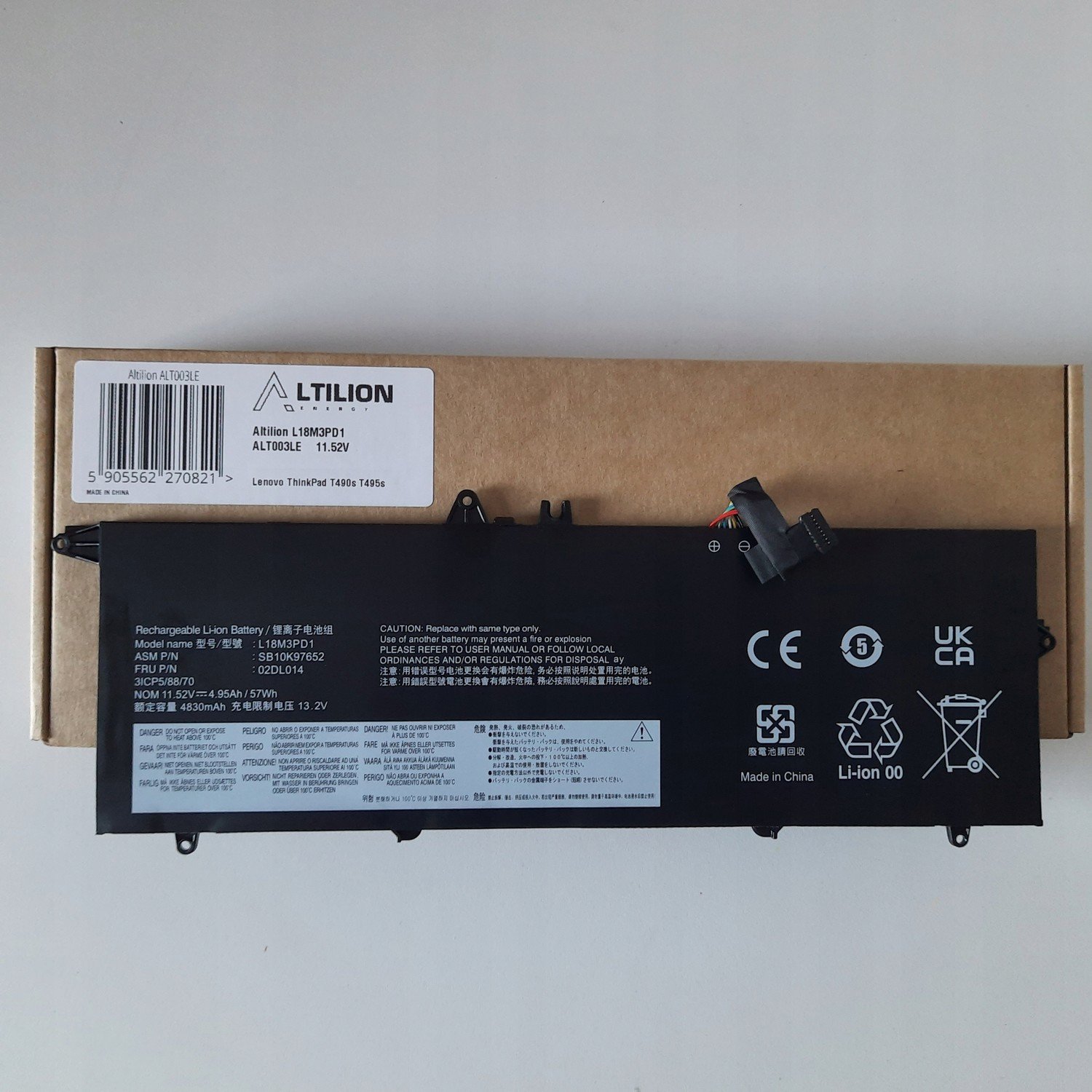 Baterie L18M3PD1 Lenovo ThinkPad T490s T495s T14s