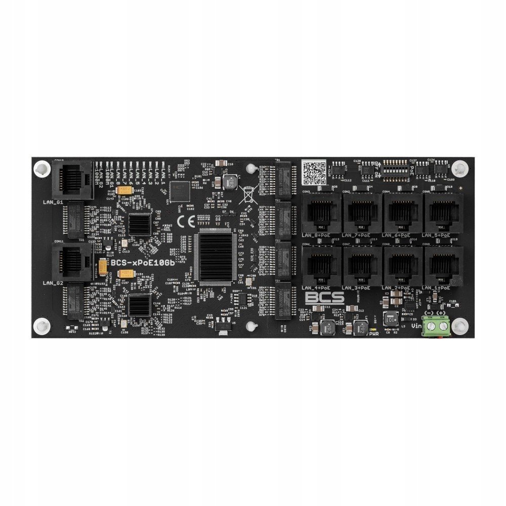 switch PoE BCS-xPoE10Gb 10 portů Open Frame